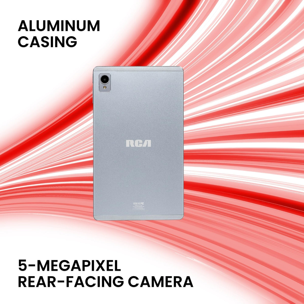 RCA 8” Tablet MediaTek MT8781/G99, Octa Core, 4GB Memory 64GB Storage, 2 MP Front Camera, 5 MP Rear Camera, Android 14