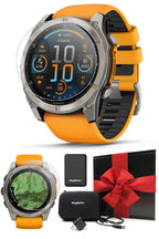 Garmin Fenix 8 (Spark Orange, 47mm) AMOLED Sapphire GPS Watch Gift Box