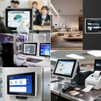 17" Fanless Industrial Panel PC, All-in-One Touchscreen Computer