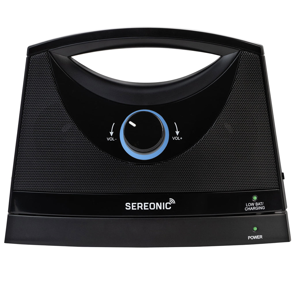 SEREONIC Portable Wireless TV Speakers for Smart TV - Ideal for Watching TV Without High Volume - Wireless TV Speakers Designed for Hearing Impaired, Elderly and Seniors - A