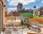SYLVOX 32 inch Outdoor TV, Full Sun Outdoor TV 1500 Nit High Brightness