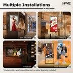 32 inch Wall Mount Digital Signage, FHD Touchscreen 32" Monitor Android 14