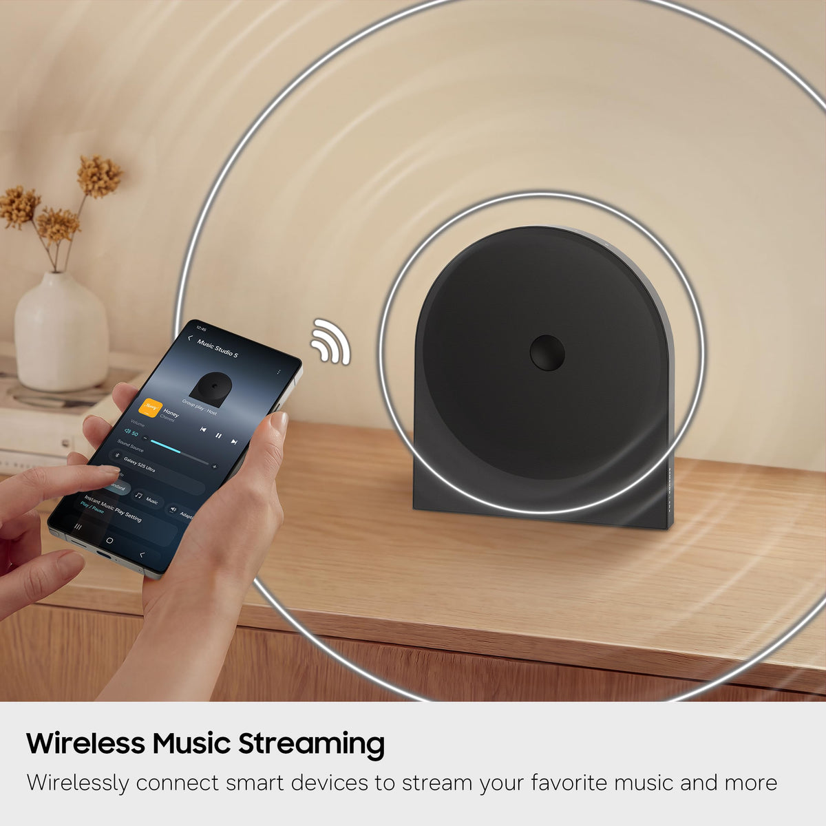Samsung Music Studio 5 Wireless Smart Speaker, HW-LS50H, 2026 Model