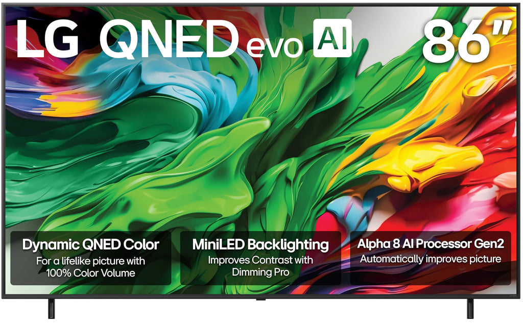 LG 55-Inch QNED evo AI 4K QNED85A Series Mini LED Smart TV, 2025 Model