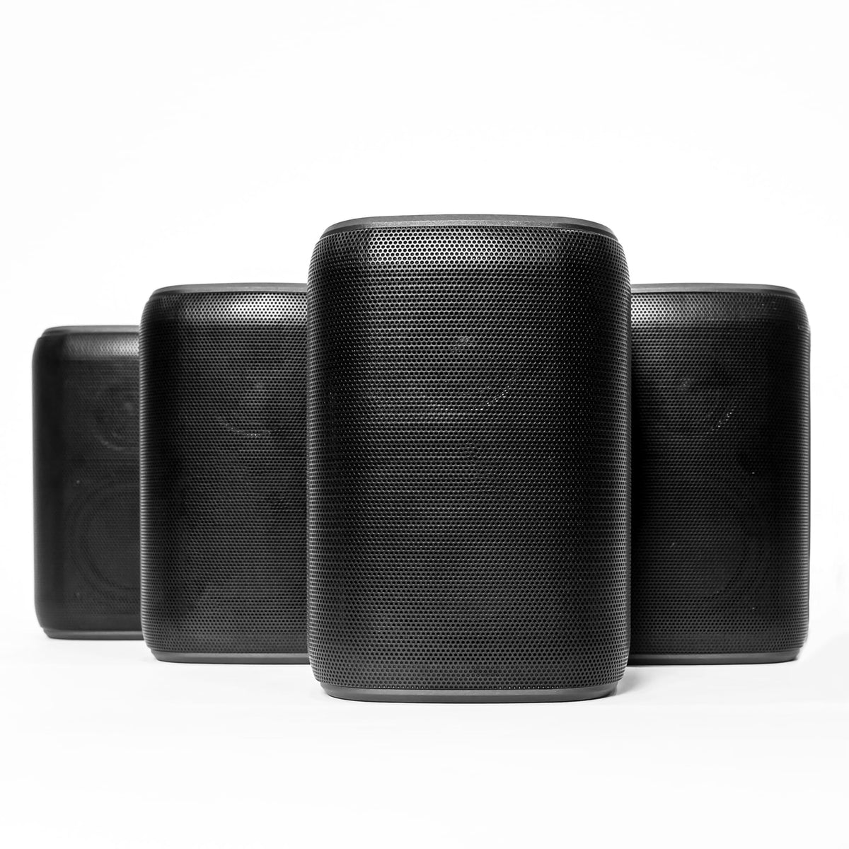 Rocksteady Stadium 2 Bluetooth Speaker Bundle – 4 Speakers | Multi-Room Wireless Sound System | Up to 30-Hr Battery | 150 ft Range | Stereo L/R Config