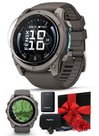 Garmin fenix 9 Pro inReach (Fog Gray/Sandstone, 43mm) GPS Watch Gift Box