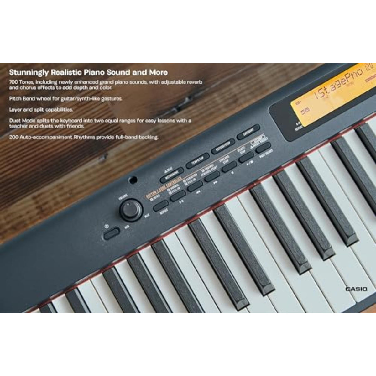 Casio CDP-S360 Slim 88-Key Weighted Digital Piano | 700 Tones | Portable
