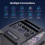 Karaoke Machine for Adults with 2 Wireless Microphones, 800W Peak Speaker