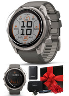 Garmin fenix 9 Pro inReach (Fog Gray/Sandstone, 43mm) GPS Watch Gift Box