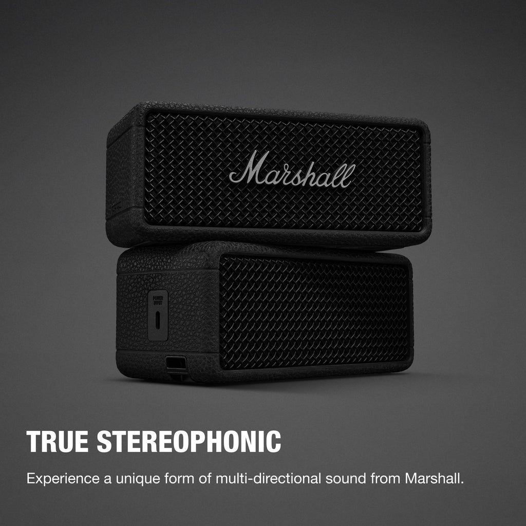 Marshall Emberton III Portable Bluetooth Waterproof Speaker - Black/Silver