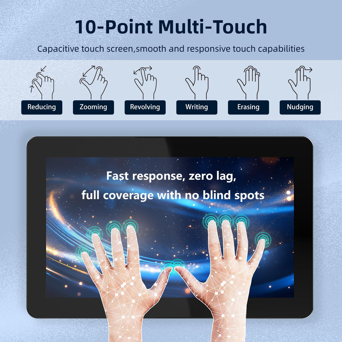 18.5" All-in-one Industrial Panel PC,Windows 11 pro IP65 Touchscreen