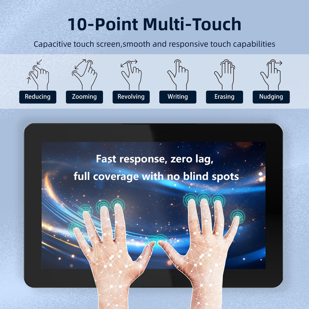 21.5" All-in-one Industrial Panel PC,Windows 11 pro IP65 Touchscreen