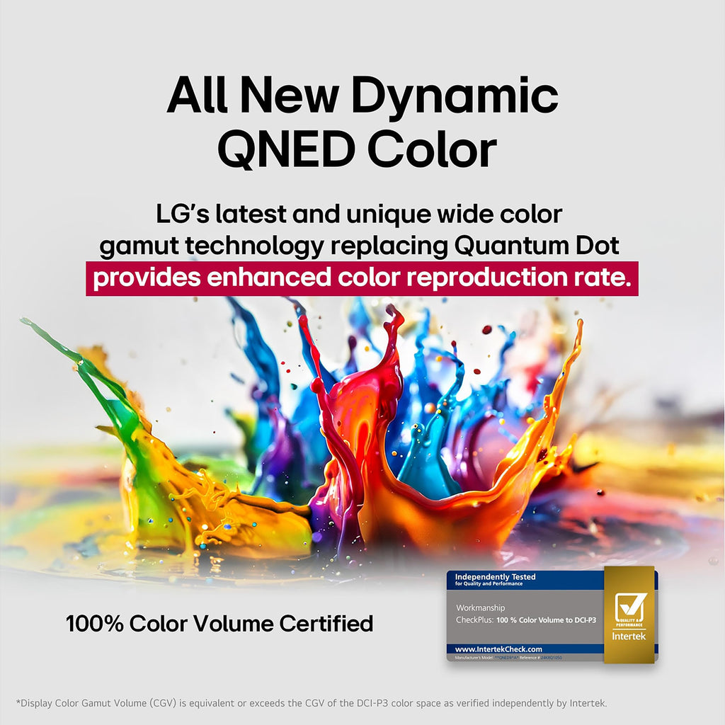 LG 55-Inch QNED evo AI 4K QNED85A Series Mini LED Smart TV, 2025 Model