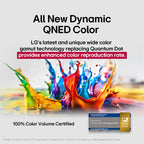 LG 55-Inch QNED evo AI 4K QNED85A Series Mini LED Smart TV, 2025 Model