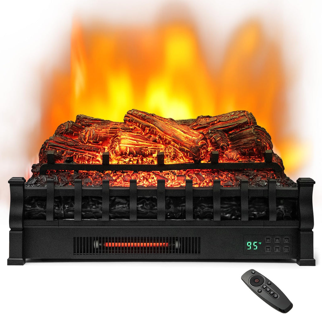 Tangkula 26" Smart Electric Fireplace, Compatible with Alexa, WiFi Enabled