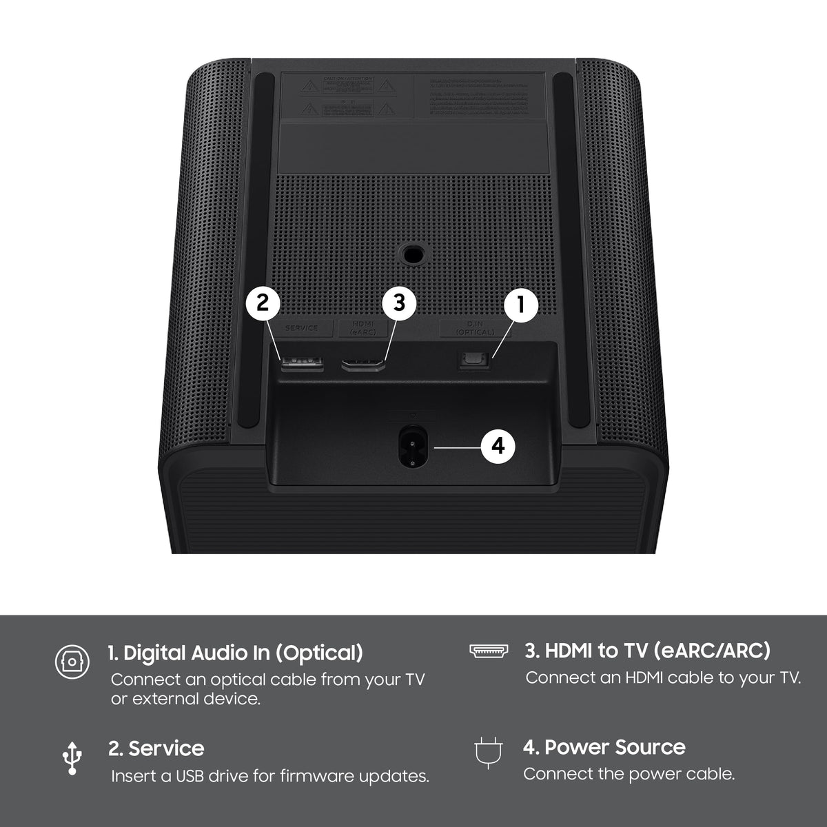Samsung Music Studio 7 Wireless Smart Speaker, HW-LS70H, 2026 Model