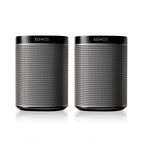 SONOS Play:1 2-Room Streaming Music Starter Set Bundle (Black) (Renewed)