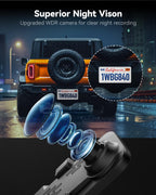 WOLFBOX G840S & 4A USB C Dash Cam Hardwire Kit