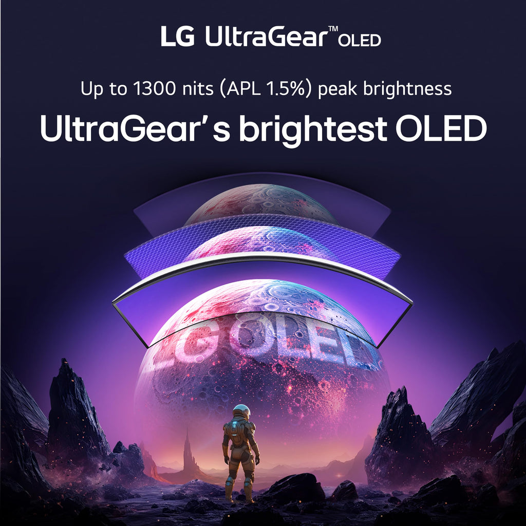 LG 39GX90SA-W 39-inch Ultragear WQHD (3440 x 1440) OLED Curved Gaming Monitor 240Hz, 1ms, NVIDIA G-Sync Compatible, AMD FreeSync Premium, VESA DisplayHDR True Black 400, webOS, USB Type-C, White