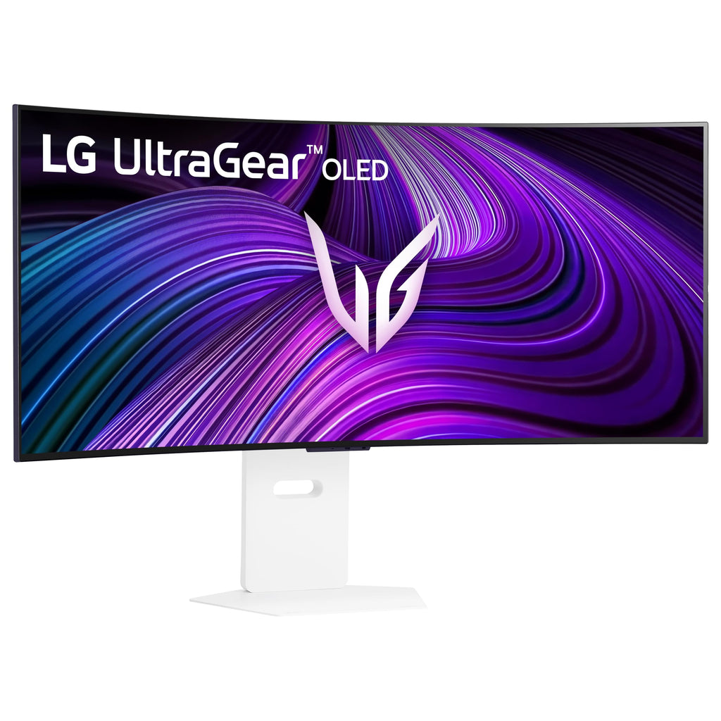 LG 39GX90SA-W 39-inch Ultragear WQHD (3440 x 1440) OLED Curved Gaming Monitor 240Hz, 1ms, NVIDIA G-Sync Compatible, AMD FreeSync Premium, VESA DisplayHDR True Black 400, webOS, USB Type-C, White