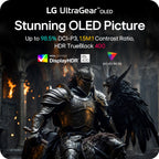 LG 34GX900A-B 34-Inch Ultragear WQHD (3440 x 1440) OLED Curved Gaming Monitor, 240Hz, 0.03ms, NVIDIA G-Sync, VESA DisplayHDR True Black 400, HDMI 2.1, DisplayPort, USB Type-C PD 65W, Black