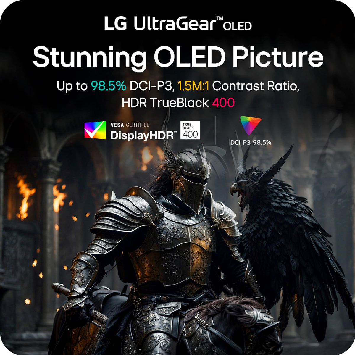 LG 34GX900A-B 34-Inch Ultragear WQHD (3440 x 1440) OLED Curved Gaming Monitor, 240Hz, 0.03ms, NVIDIA G-Sync, VESA DisplayHDR True Black 400, HDMI 2.1, DisplayPort, USB Type-C PD 65W, Black