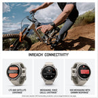 Garmin fenix 9 Pro inReach (Fog Gray/Sandstone, 43mm) GPS Watch Gift Box
