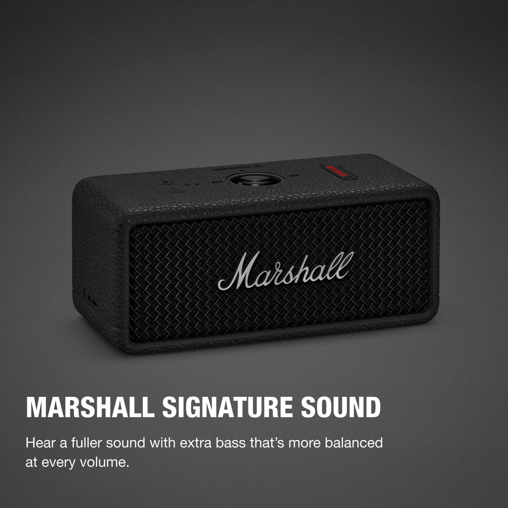 Marshall Emberton III Portable Bluetooth Waterproof Speaker - Black/Silver