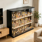 Takywep 3-Tier Display Cabinet with APP-Controlled RGB Lights