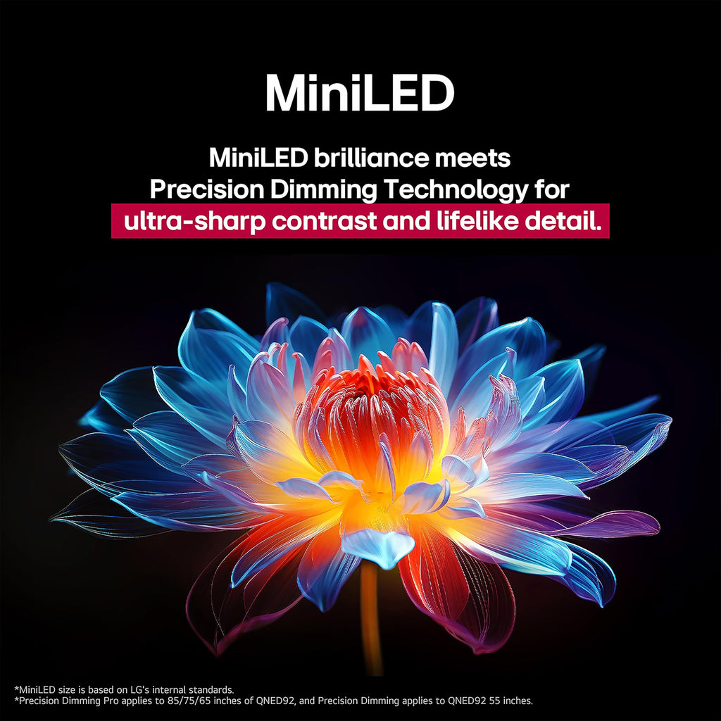 LG 55-Inch QNED evo AI 4K QNED85A Series Mini LED Smart TV, 2025 Model