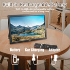 14" Small Smart TV,4000mAh Rechargeable Battery TV for Camping