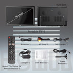14" Small Smart TV,4000mAh Rechargeable Battery TV for Camping