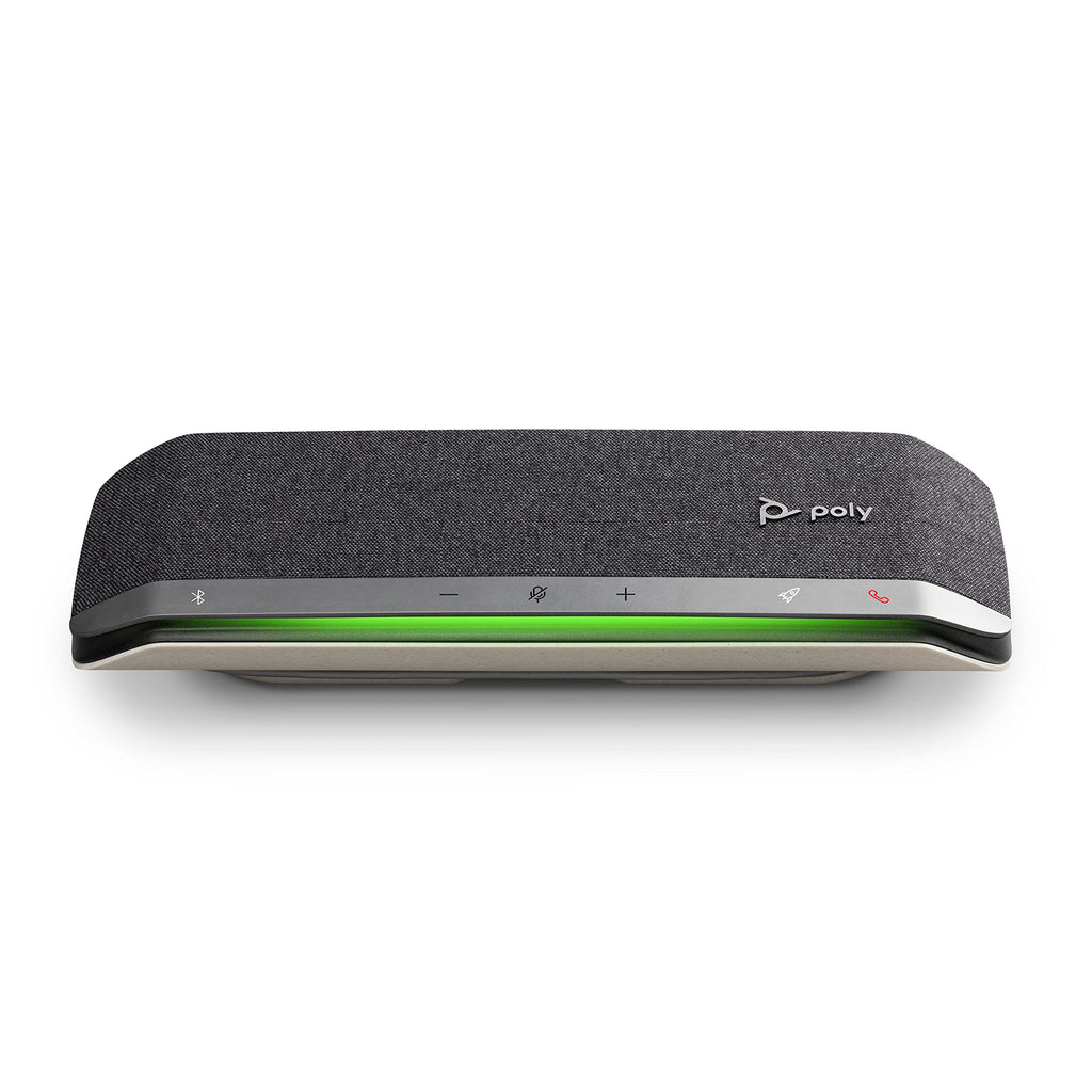 Poly - Sync 40 Smart Speakerphone (Plantronics) - Flexible Work Spaces - Connect to PC/Mac via Combined USB-A/USB-C Cable and Smartphones via Bluetooth - Works with Teams (Certified), Zoom & More