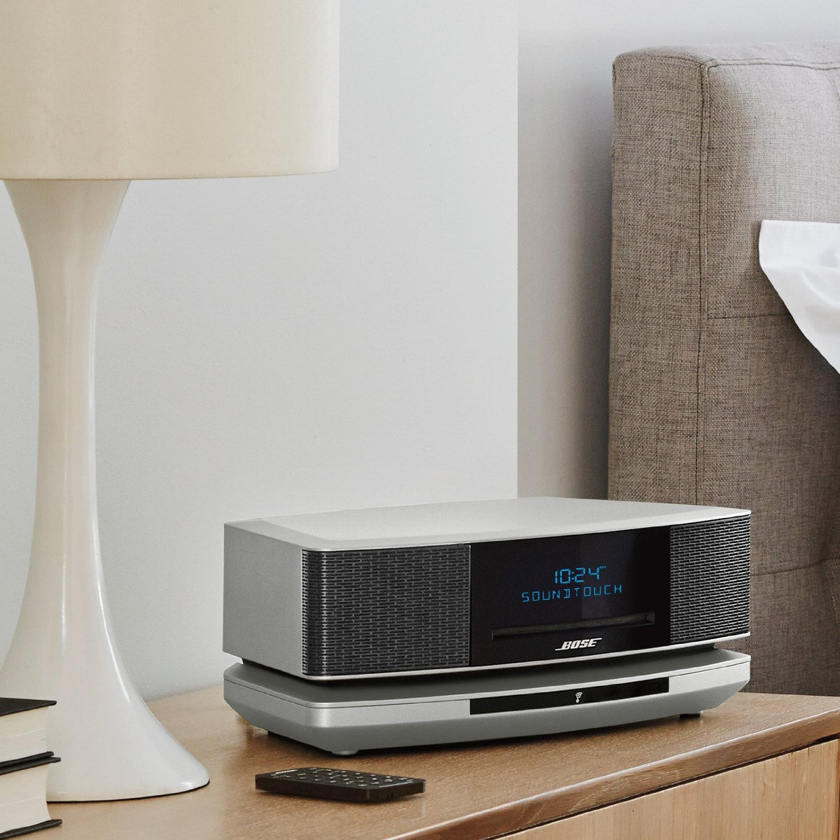 Bose Wave SoundTouch Music System IV, Works with Alexa, Platinum Silver - 738031-1310