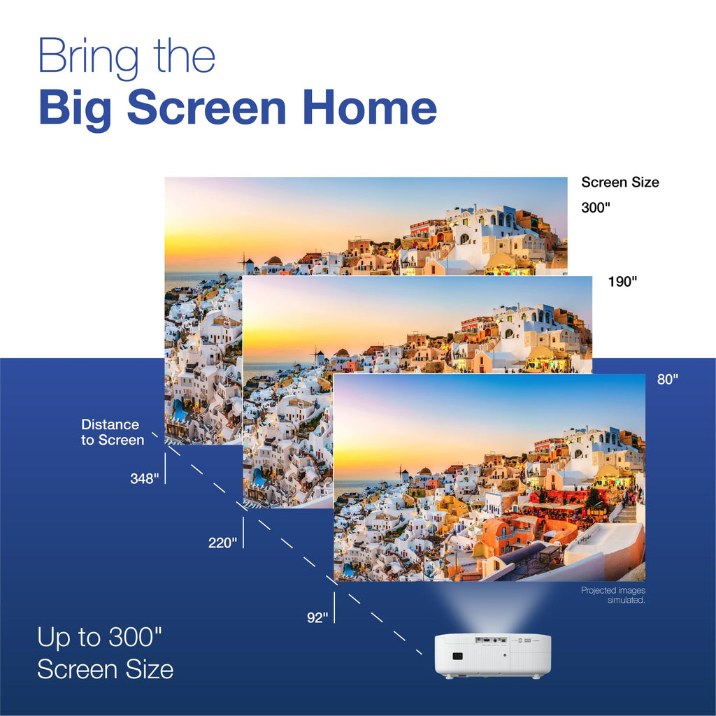 Epson Home Cinema 2350 4K PRO-UHD Smart Streaming Projector with Android TV