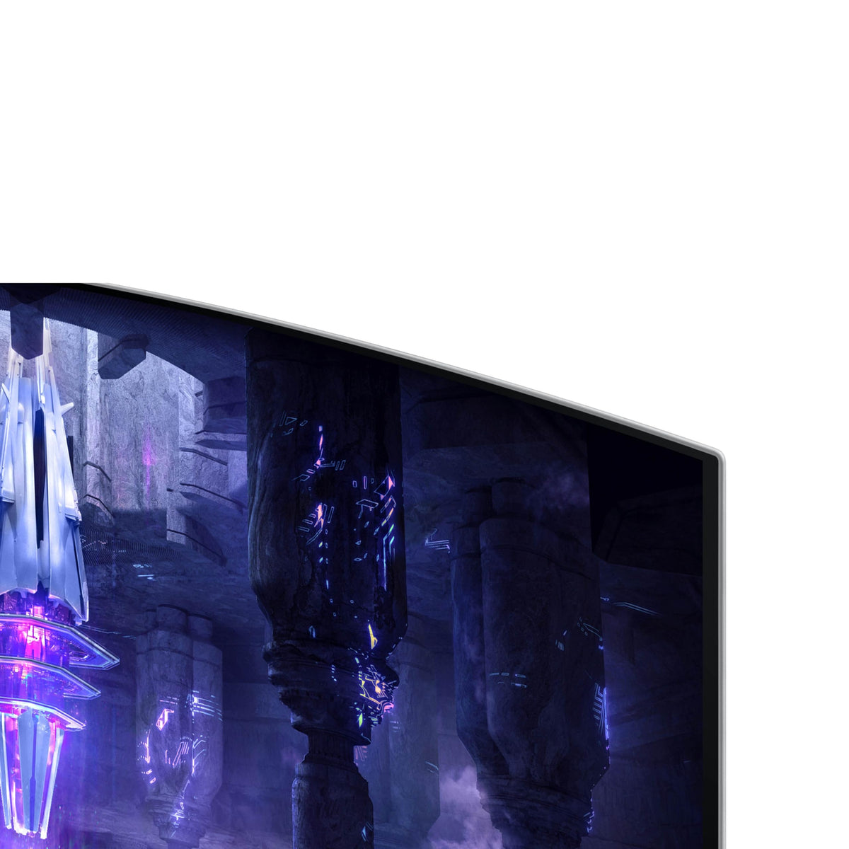 Samsung 34' Odyssey G85SB Series QD-OLED Ultra WQHD Curved Gaming Monitor, 175Hz, 0.03ms, DisplayHDR True Black 400, AMD FreeSync Premium Pro, Advanced Game Streaming, LS34BG850SNXZA