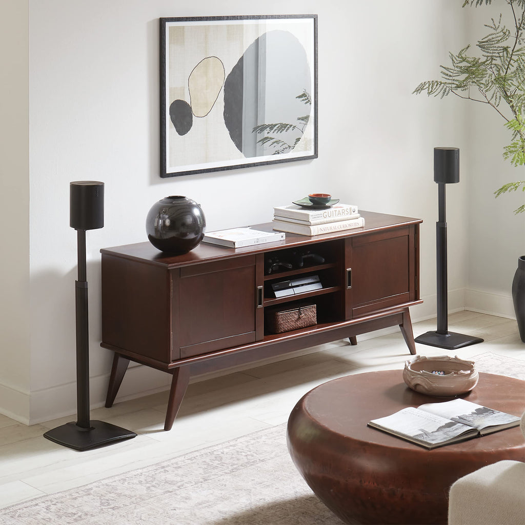 Sanus WSSE1A2-B2 Height-Adjustable Speaker Stands for Sonos Era 100™ (Pair)