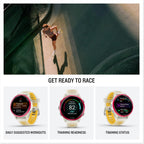 Garmin Forerunner 570 (42 mm, Mango) Triathlon GPS Smartwatch Bundle