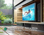 SYLVOX 32 inch Outdoor TV, Full Sun Outdoor TV 1500 Nit High Brightness