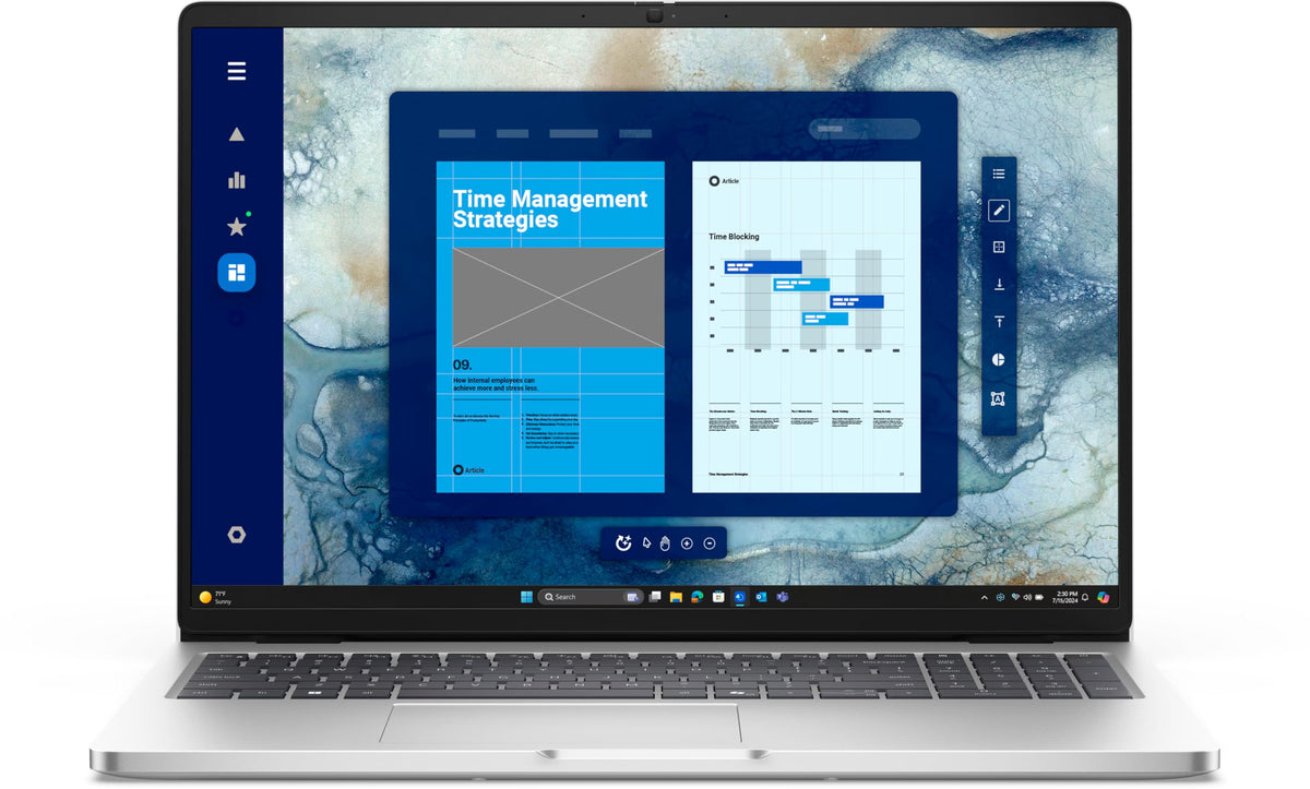 Dell Pro 16 PC16250 Laptop 16" 120Hz WUXGA 1920x1200 IPS Display Intel 12-Core Ultra 7 255U Intel Graphics 48GB DDR5 1TB SSD Thunderbolt 4 Wi-Fi 6E Backlit Keyboard 1080p + IR Camera Win11 Pro