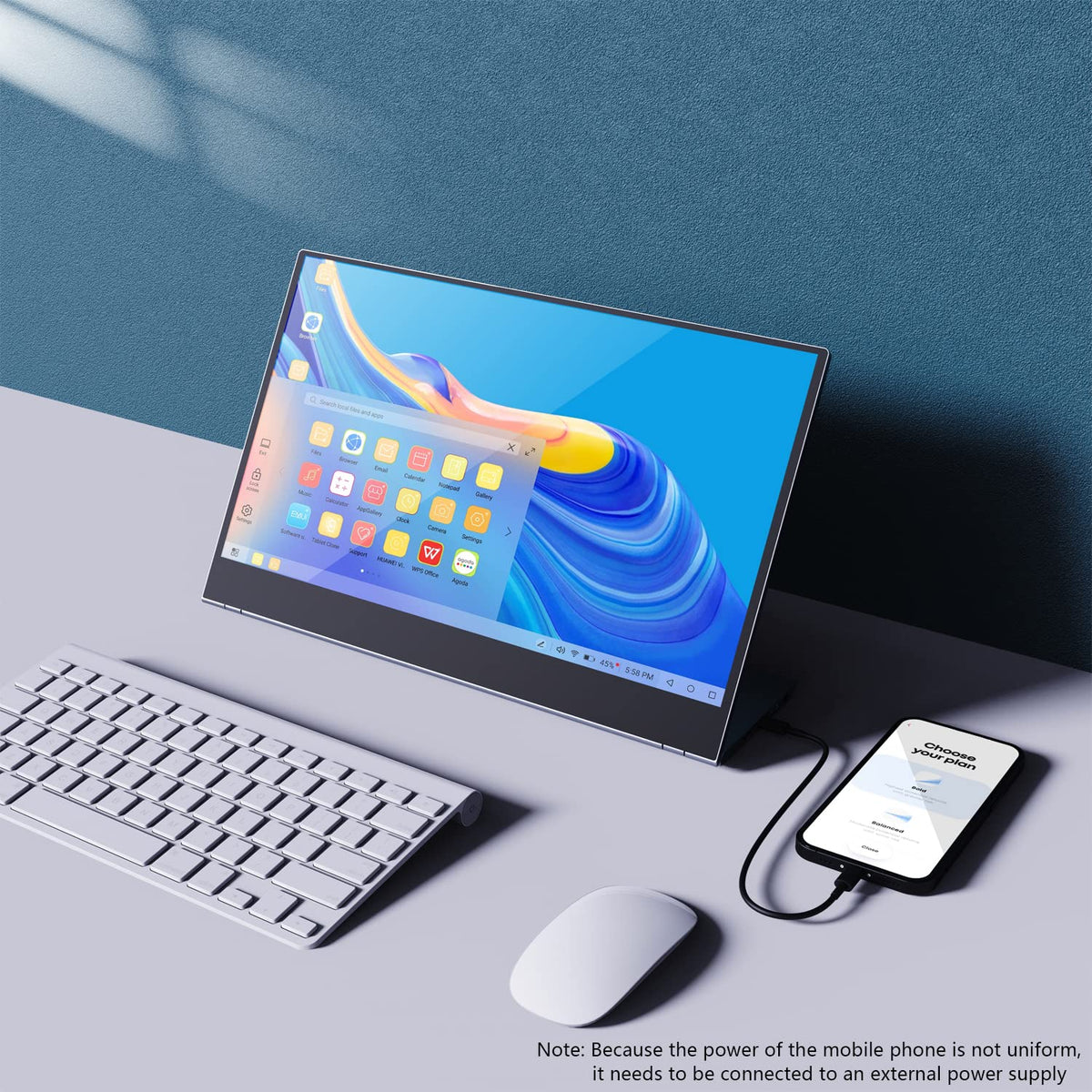 15.6" 4K Portable Monitor, Touchscreen UHD IPS Display,100% sRGB, USB-C/HDMI Laptop Display, Dual Speakers, Aluminum Alloy, Compatible with Laptop, PC, Smartphone, PS4/5, Xbox, Switch