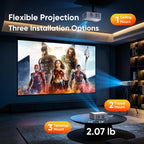 TMY Smart Projector with Google TV Built-in, Native 1080P 4K Home Theater