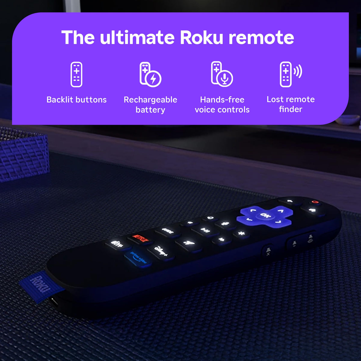 Roku 65-Inch Pro Series Smart TV - 4K QLED Mini-LED TV - RokuTV