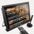 14" Small Smart TV,4000mAh Rechargeable Battery TV for Camping