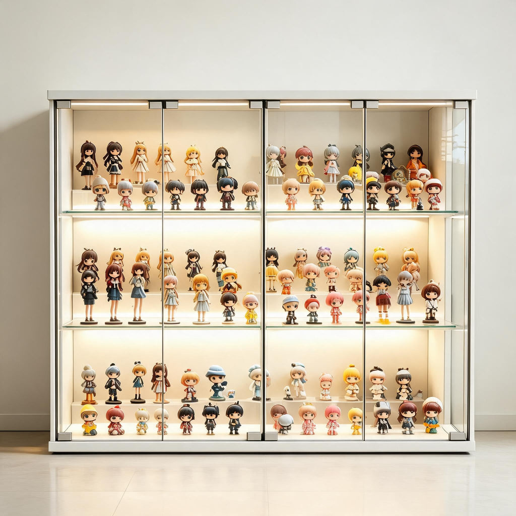 Takywep 3-Tier Display Cabinet with APP-Controlled RGB Lights
