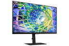 SAMSUNG S80A Computer Monitor, 27 Inch 4K , Vertical , USB C , HDR10 (1 Billion Colors), Built-in Speakers (LS27A800UNNXZA),Black