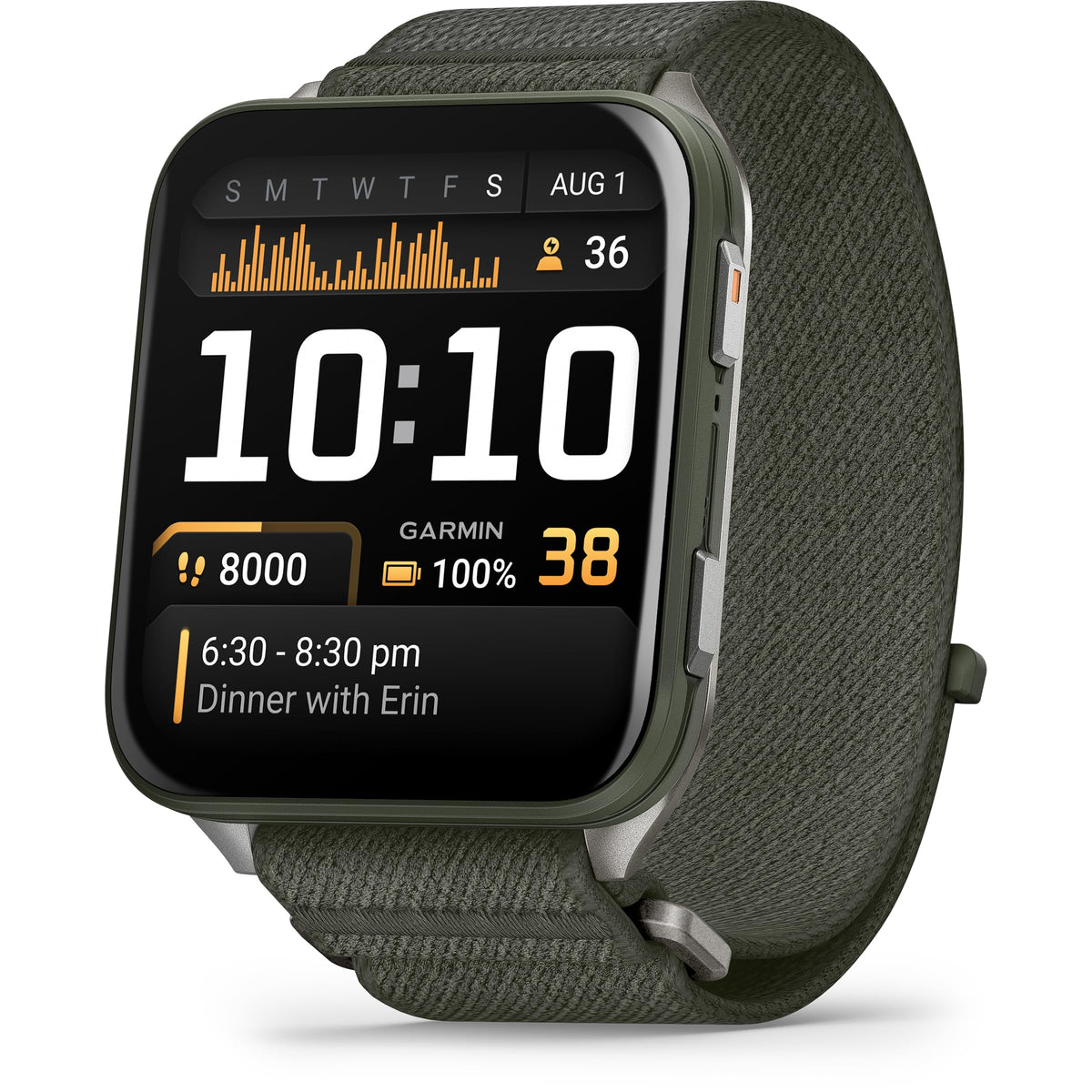 Garmin Venu X1 51 mm Fitness Smartwatch, 2 Inch AMOLED Display, Up to 8 Days Battery Life, 100+ Sports Apps, 24/7 Health and Wellness Functions, Telephony, Display Keyboard, Maps, LED Torch