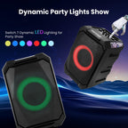 Karaoke Machine for Adults with 2 Wireless Microphones, 800W Peak Speaker