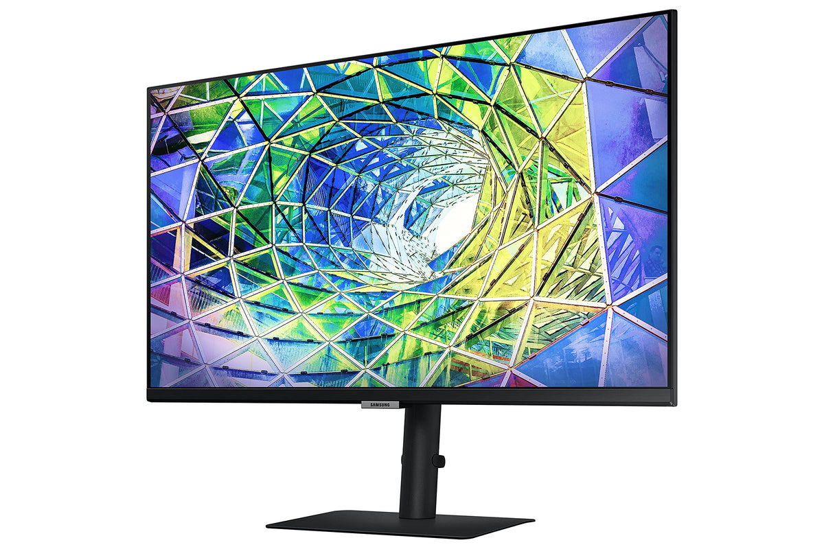 SAMSUNG S80A Computer Monitor, 27 Inch 4K , Vertical , USB C , HDR10 (1 Billion Colors), Built-in Speakers (LS27A800UNNXZA),Black